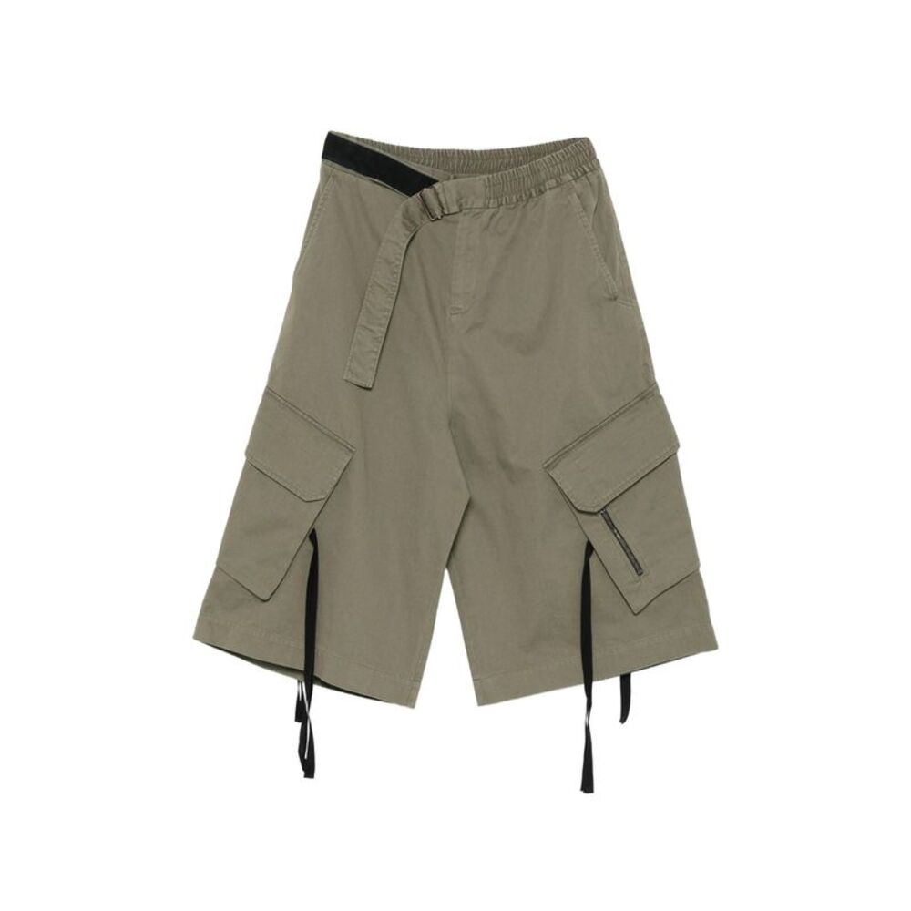 Isabel Benenato Green Shorts - Cargo Shorts Men
